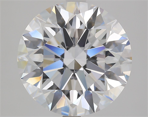Picture of Natural Diamond 5.11 Carats, Round with Excellent Cut, D Color, FL Clarity and Certified by GIA