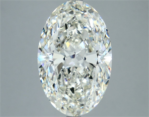 Picture of Natural Diamond 5.03 Carats, Oval with  Cut, I Color, VS1 Clarity and Certified by IGI