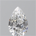 Natural Diamond 0.51 Carats, Pear with  Cut, E Color, VVS1 Clarity and Certified by GIA