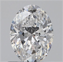 Diamante Natural 0.60 quilates, Ovalado , Color D, claridad SI1 y certificado GIA