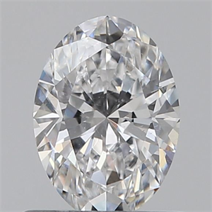 Foto Diamante Natural 0.60 quilates, Ovalado , Color D, claridad SI1 y certificado GIA de