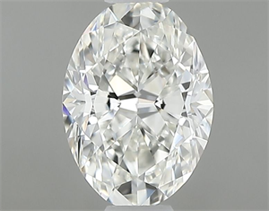 Foto Diamante Natural 0.50 quilates, Ovalado , Color G, claridad VVS1 y certificado GIA de