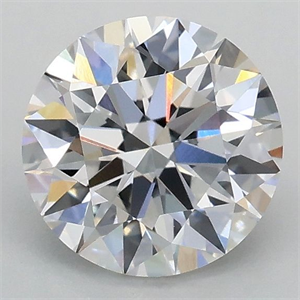 Picture of Lab Grown Diamond 1.09 Carats, Round with Ideal Cut, D Color, VS1 Clarity and Certified by IGI