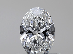 Picture of Natural Diamond 0.32 Carats, Oval with  Cut, F Color, SI2 Clarity and Certified by GIA