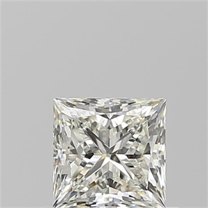 Picture of Natural Diamond 0.72 Carats, Princess with  Cut, J Color, SI1 Clarity and Certified by GIA