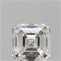 Diamante Natural 1.51 quilates, Asscher , Color G, claridad VVS2 y certificado GIA