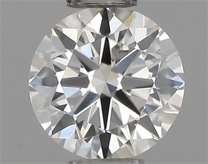 Picture of Natural Diamond 0.40 Carats, Round with Excellent Cut, H Color, IF Clarity and Certified by IGI