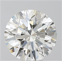 Natural Diamond 4.55 Carats, Round with Excellent Cut, J Color, SI1 Clarity and Certified by GIA