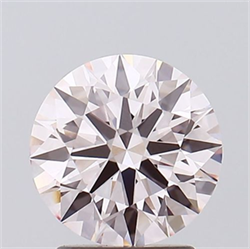 Picture of Lab Grown Diamond 2.09 Carats, Round with Ideal Cut, Fancy Pink Color, VVS2 Clarity and Certified by IGI