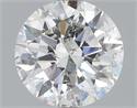 Diamante Natural 1.50 quilates, Redondo , Color F, claridad SI2 y certificado HRD