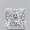 Natural Diamond 2.21 Carats, Princess with  Cut, G Color, SI2 Clarity and Certified by GIA
