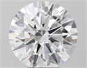 Lab Grown Diamond 6.10 Carats, Round with Ideal Cut, F Color, VVS2 Clarity and Certified by IGI