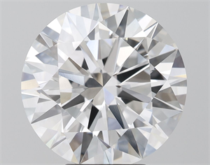 Picture of Lab Grown Diamond 6.10 Carats, Round with Ideal Cut, F Color, VVS2 Clarity and Certified by IGI