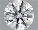 Natural Diamond 0.72 Carats, Round with Excellent Cut, D Color, SI1 Clarity and Certified by GIA