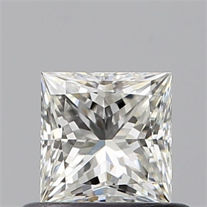 Picture of Natural Diamond 0.50 Carats, Princess with  Cut, I Color, VVS2 Clarity and Certified by GIA