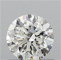 Natural Diamond 0.70 Carats, Round with Very Good Cut, I Color, VVS1 Clarity and Certified by IGI