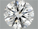 Lab Grown Diamond 3.04 Carats, Round with Ideal Cut, F Color, VVS2 Clarity and Certified by IGI