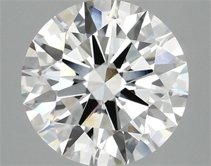 Picture of Lab Grown Diamond 3.04 Carats, Round with Ideal Cut, F Color, VVS2 Clarity and Certified by IGI