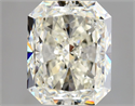 Natural Diamond 3.01 Carats, Radiant with  Cut, K Color, SI1 Clarity and Certified by GIA
