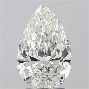 Foto Diamante Natural 2.01 quilates, De pera , Color H, claridad SI2 y certificado GIA de