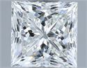 Diamante Natural 1.21 quilates, Princesa , Color H, claridad VS1 y certificado IGI