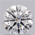 Del inventario de diamantes de laboratorio, 0.76 quilates, Redondo , Color D, claridad VVS2 y certificado IGI
