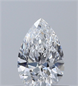 Diamante Natural 0.42 quilates, De pera , Color E, claridad VS1 y certificado GIA