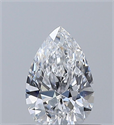 Diamante Natural 0.42 quilates, De pera , Color E, claridad VS1 y certificado GIA