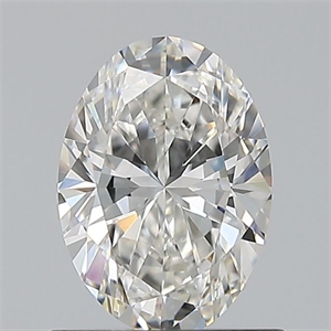 Foto Diamante Natural 0.80 quilates, Ovalado , Color G, claridad VVS1 y certificado GIA de