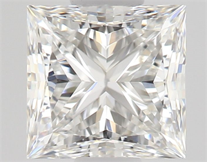 Foto Diamante Natural 0.50 quilates, Princesa , Color F, claridad VS2 y certificado GIA de