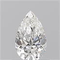 Diamante Natural 0.52 quilates, De pera , Color G, claridad VS2 y certificado GIA