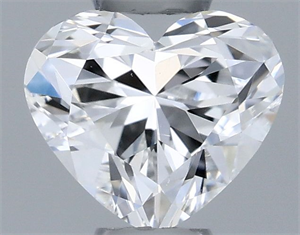 Picture of Natural Diamond 0.30 Carats, Heart with  Cut, F Color, VS2 Clarity and Certified by GIA