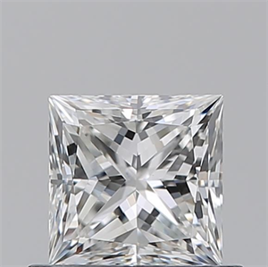 Picture of Natural Diamond 0.70 Carats, Princess with  Cut, G Color, VS1 Clarity and Certified by GIA