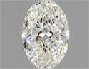 Diamante Natural 0.90 quilates, Ovalado , Color H, claridad IF y certificado GIA