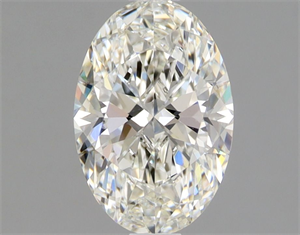 Foto Diamante Natural 0.90 quilates, Ovalado , Color H, claridad IF y certificado GIA de