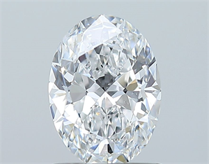 Picture of Natural Diamond 1.00 Carats, Oval with  Cut, D Color, VS2 Clarity and Certified by GIA