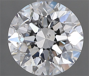 Picture of Natural Diamond 1.00 Carats, Round with Excellent Cut, E Color, SI2 Clarity and Certified by GIA