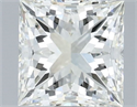 Natural Diamond 1.51 Carats, Princess with  Cut, J Color, IF Clarity and Certified by IGI
