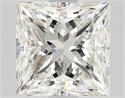 Natural Diamond 1.01 Carats, Princess with  Cut, G Color, VVS1 Clarity and Certified by GIA