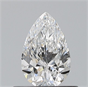 Diamante Natural 0.50 quilates, De pera , Color E, claridad VS1 y certificado GIA