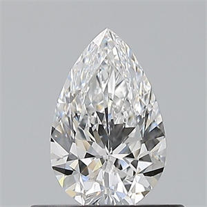 Foto Diamante Natural 0.50 quilates, De pera , Color E, claridad VS1 y certificado GIA de