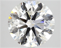 Natural Diamond 4.04 Carats, Round with Excellent Cut, E Color, VS2 Clarity and Certified by GIA