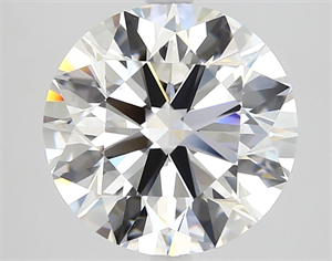 Picture of Natural Diamond 4.04 Carats, Round with Excellent Cut, E Color, VS2 Clarity and Certified by GIA