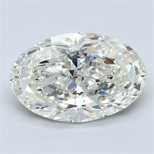 Picture of Natural Diamond 4.15 Carats, Oval with  Cut, J Color, SI1 Clarity and Certified by GIA