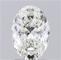 Natural Diamond 1.53 Carats, Oval with  Cut, J Color, VVS2 Clarity and Certified by GIA
