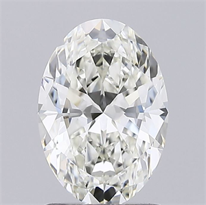 Picture of Natural Diamond 1.53 Carats, Oval with  Cut, J Color, VVS2 Clarity and Certified by GIA