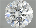 Natural Diamond 1.00 Carats, Round with Excellent Cut, F Color, SI1 Clarity and Certified by GIA