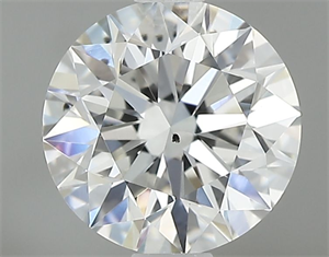 Picture of Natural Diamond 1.00 Carats, Round with Excellent Cut, F Color, SI1 Clarity and Certified by GIA