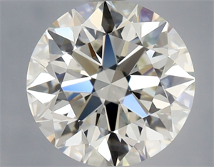 Picture of Natural Diamond 1.50 Carats, Round with Excellent Cut, H Color, VVS2 Clarity and Certified by HRD