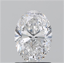 Diamante Natural 1.25 quilates, Ovalado , Color D, claridad I1 y certificado GIA